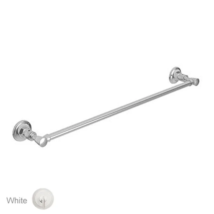 Towel Bar Vander 24 Inch White Brass 3-2/3 Inch