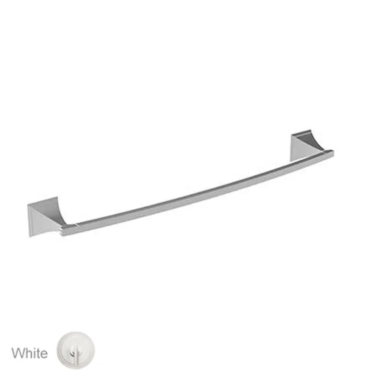 Towel Bar Joffrey 24 Inch White Brass 4 Inch