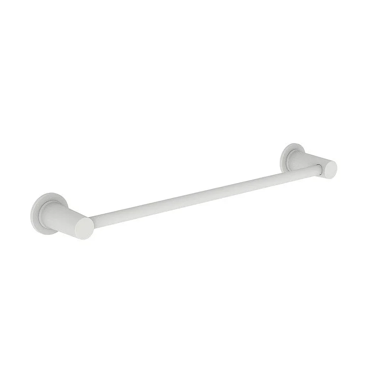 Towel Bar Dorrance 18 Inch Matte White Brass 3-2/7 Inch