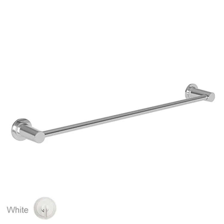 Towel Bar Dorrance 24 Inch White Brass 3-2/7 Inch