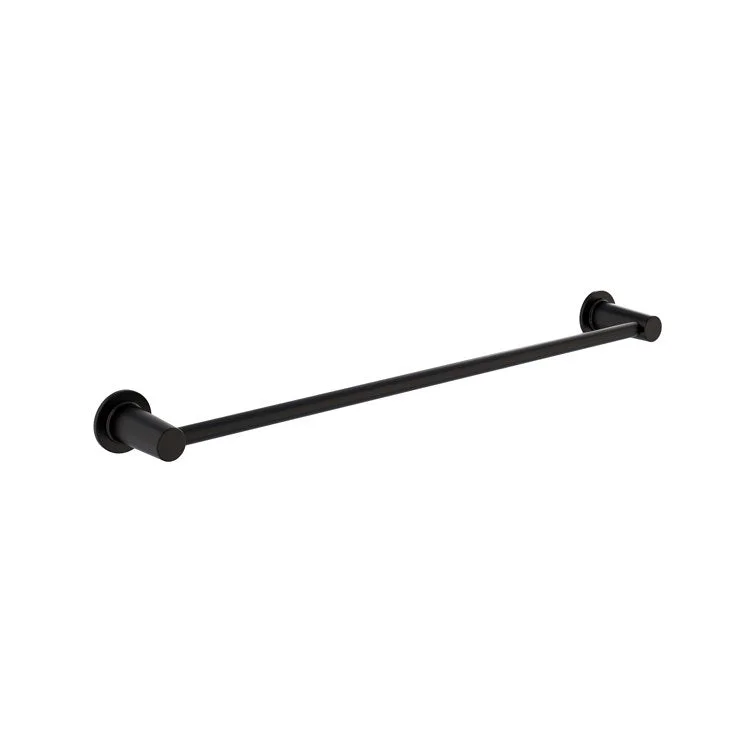 Towel Bar Dorrance 24 Inch Flat Black Brass 3-2/7 Inch