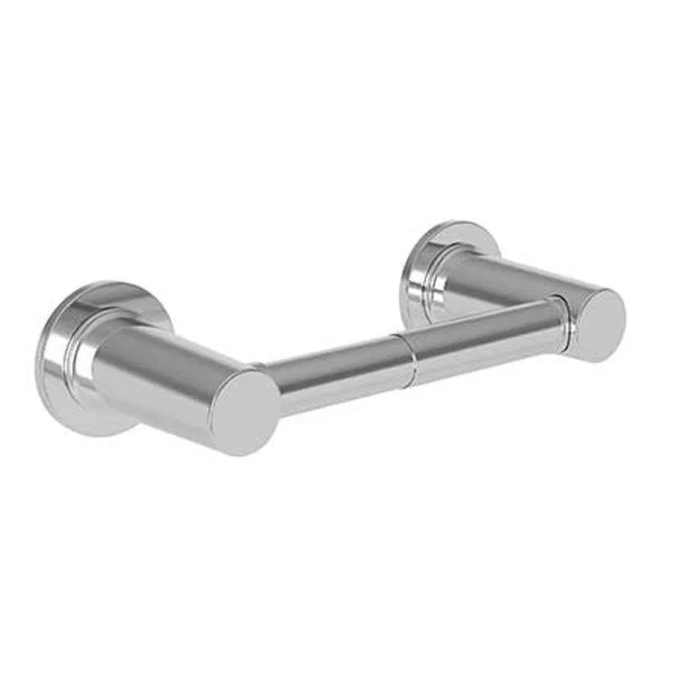 Toilet Paper Holder Dorrance Double Post Midnight Chrome Brass 8-4/5 Inch 3-2/7 Inch Wall Mount