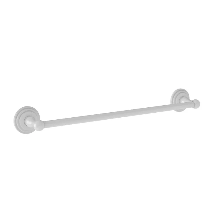 Towel Bar Alveston 18 Inch White Brass 3-1/16 Inch