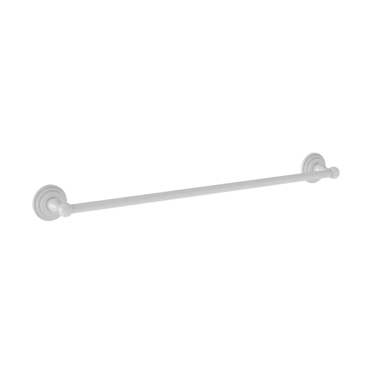 Towel Bar Alveston 24 Inch White Brass 3-1/16 Inch