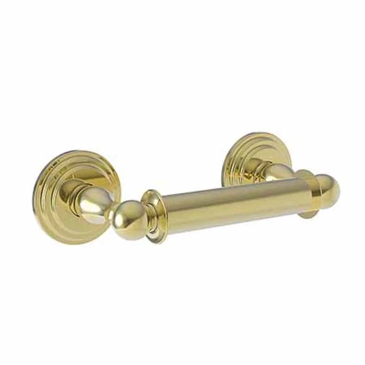 Toilet Paper Holder Alveston Double Post Forever Brass PVD Brass 8-9/16 Inch 3-3/4 Inch Wall Mount