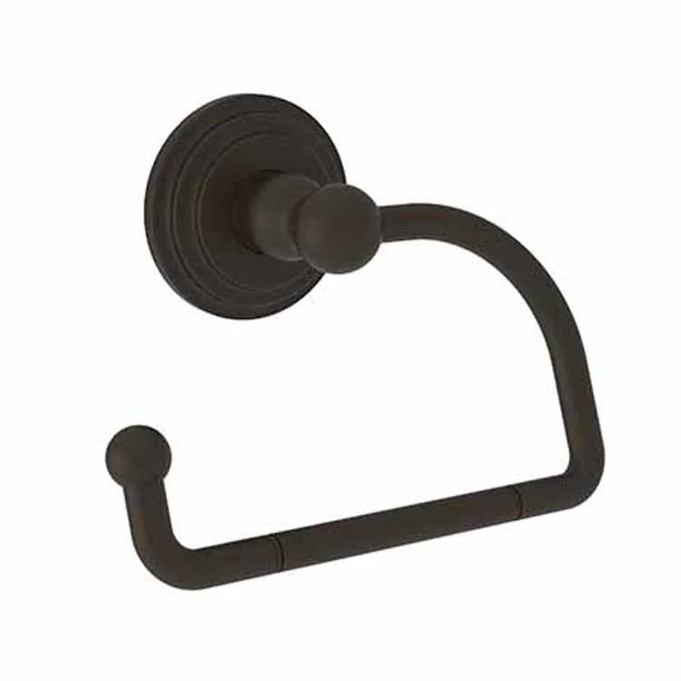 Toilet Paper Holder Alveston Open Roller Oil Rubbed Bronze Brass 5-7/8 Inch 3-1/4 Inch Wall Mount