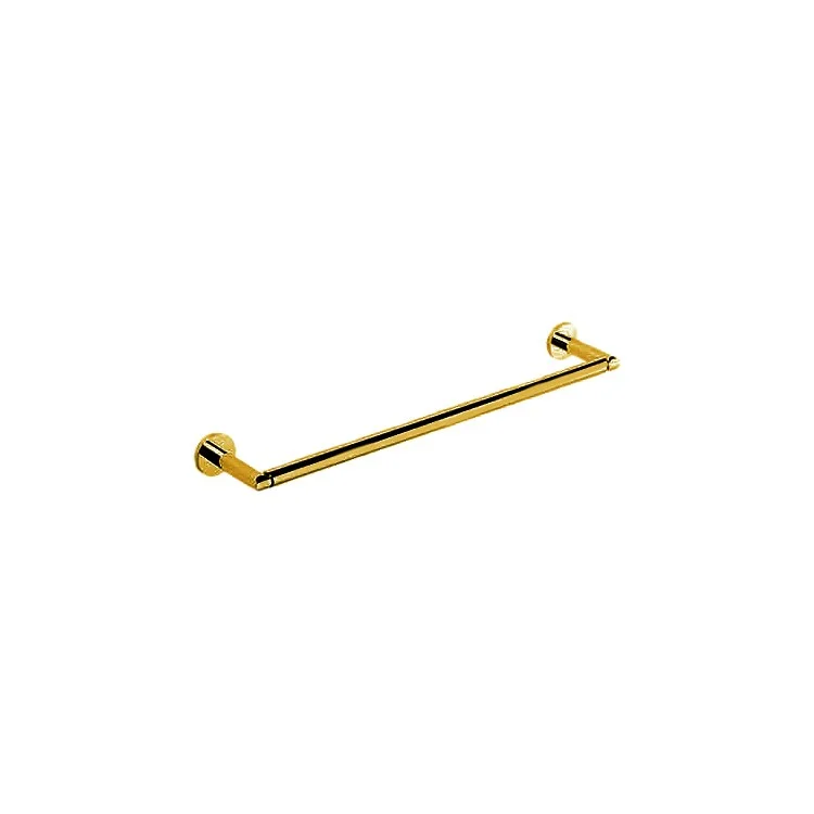 Towel Bar East Linear 24 Inch Satin Gold PVD Brass 3-3/8 Inch