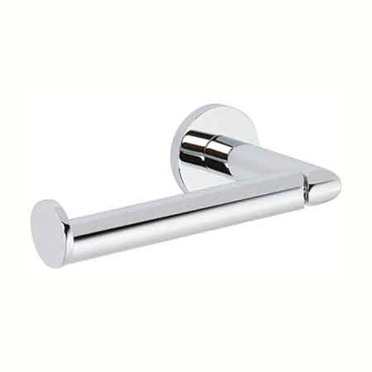 Toilet Paper Holder East Linear Open Roller Satin Brass PVD Brass 6 Inch 3-1/2 Inch Wall Mount