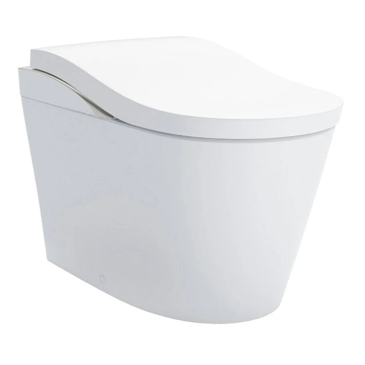 Toilet Neorest LS 1 Piece Integrated Smart Cotton/Nickel Elongated WaterSense/CALGreen ADA 0.8/1.0 Gallons per Flush 12 Inch Rough