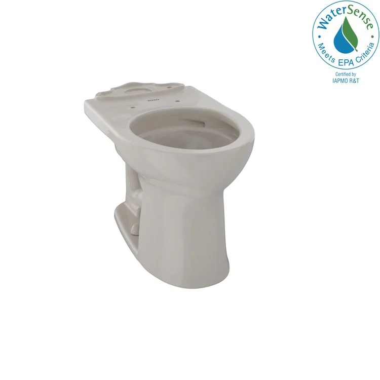 Toilet Bowl Drake II Round Front Universal Height Bone ADA