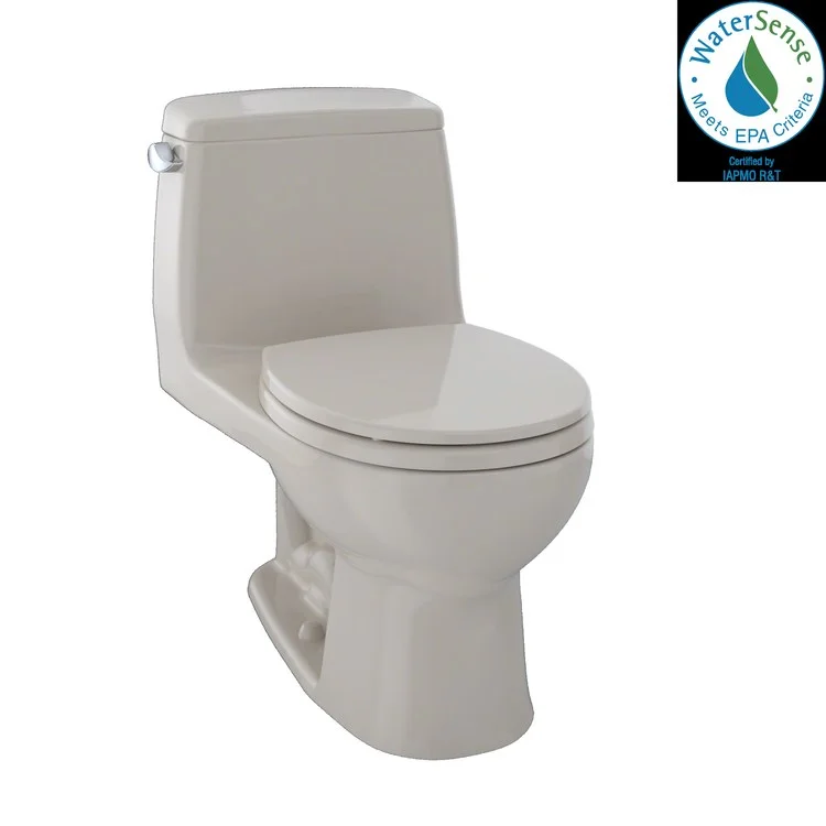 Eco UltraMax Round High-Efficiency One-Piece Toilet